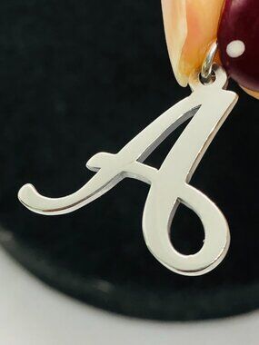 James Avery Large Script Initial A Charm